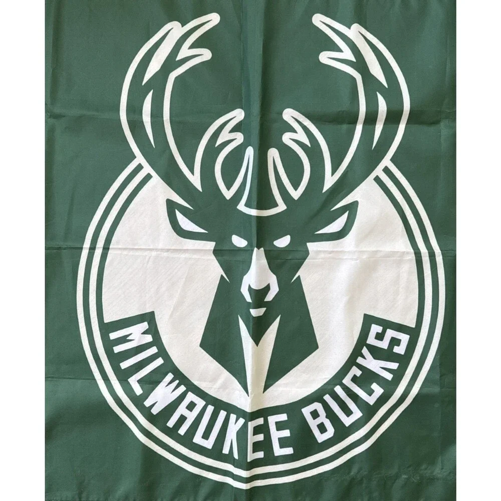 Milwaukee Basketball Bucks NBA 3X5 Indoor Outdoor Banner Flag with Grommets